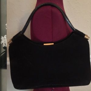 Vintage black Coblentz PermaSuede®️ purse RARE